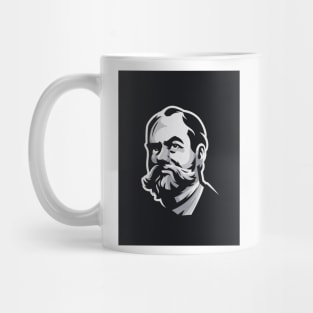 Products printed with portraits of famous personalities around the world Mug